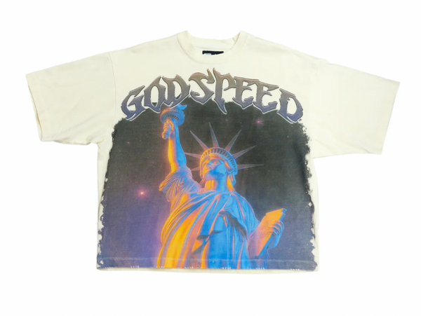 GodSpeed Purple City T-Shirt (Bone)