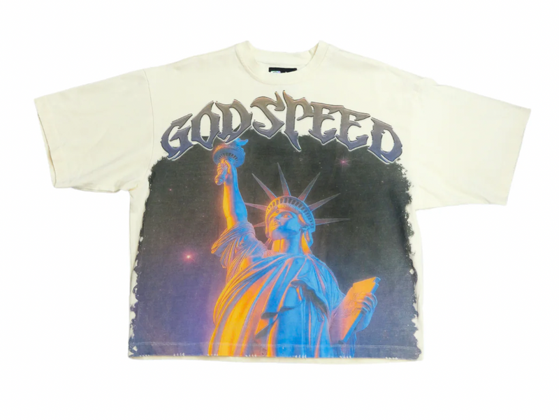 GodSpeed Purple City T-Shirt (Bone)