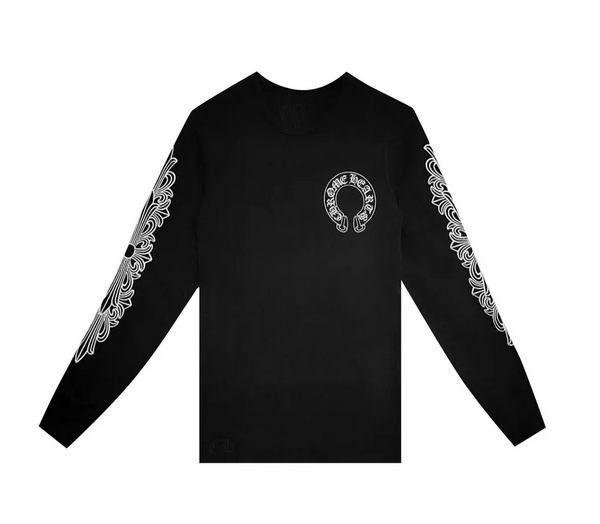 Chrome Hearts Horseshoe Thermal Waffle T-Shirt 'Black'