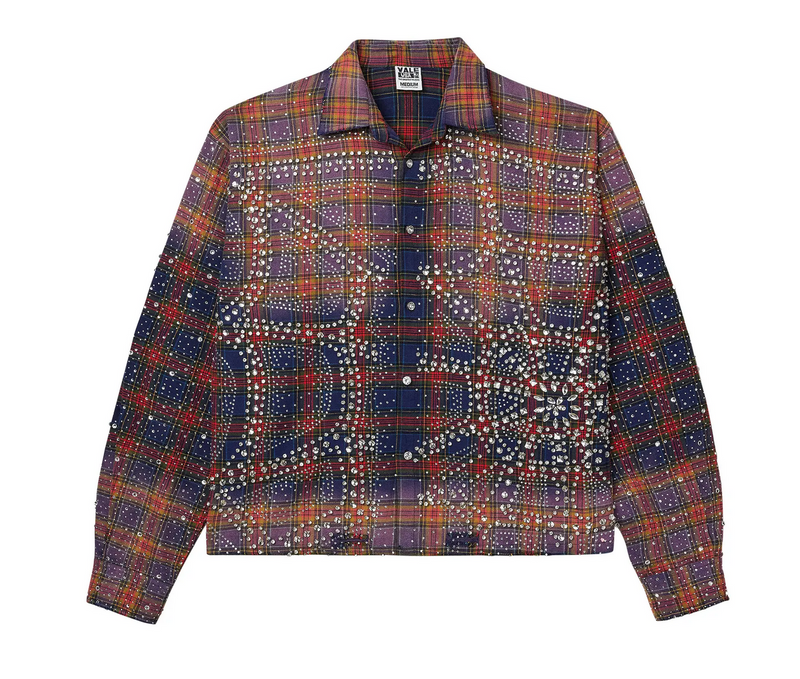 Vale Forever Purple Fever Flannel 'Blue/Orange'