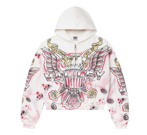 Vale Forever Flag Zip Up 'White'