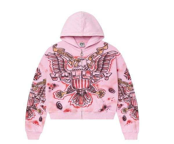 Vale Forever Flag Zip Up 'Pink’