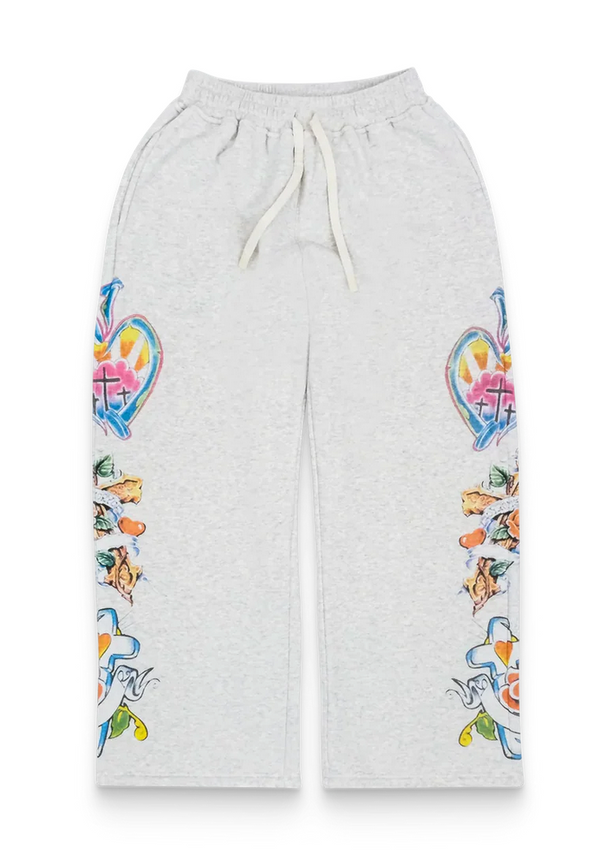 We Are Righteous Risen King Sweatpants Grey
