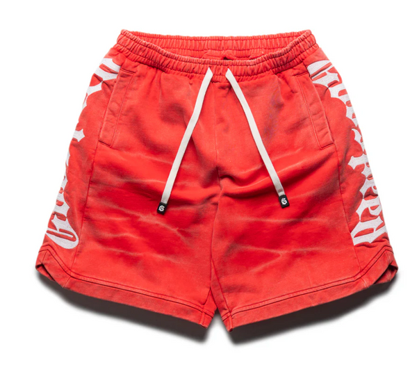 Godspeed Courtside Shorts Red Tie-Dye