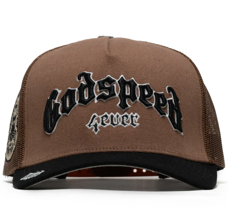 Godspeed Forever Trucker Hat Black/Taupe