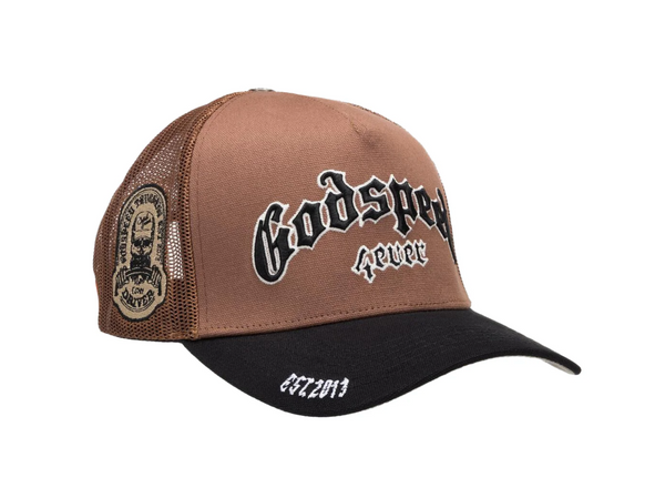 Godspeed Forever Trucker Hat Black/Taupe