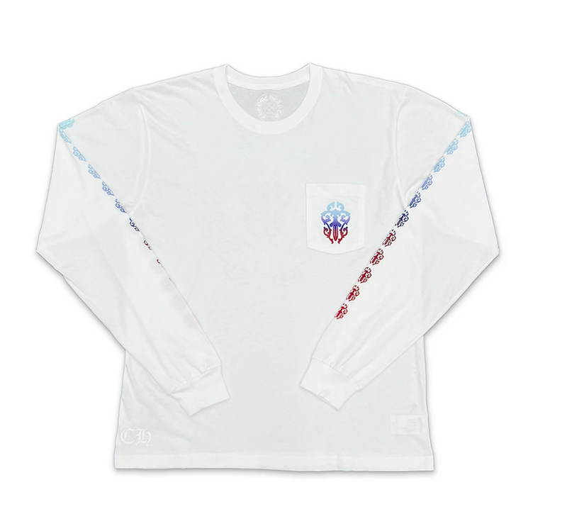 Chrome Hearts Multicolor Dagger L/S Tee "White"