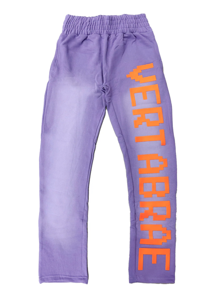 Vertabrae Purple/Orange Sweatpants