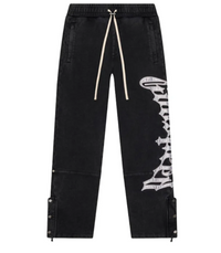 Godspeed OG Logo Sweatsuit V2 'Black Wash Silver Satin'