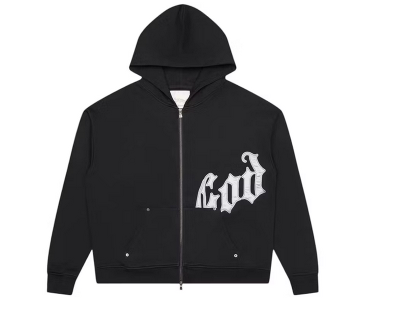 Godspeed OG Logo V2 Sweatsuit Black/Silver Satin