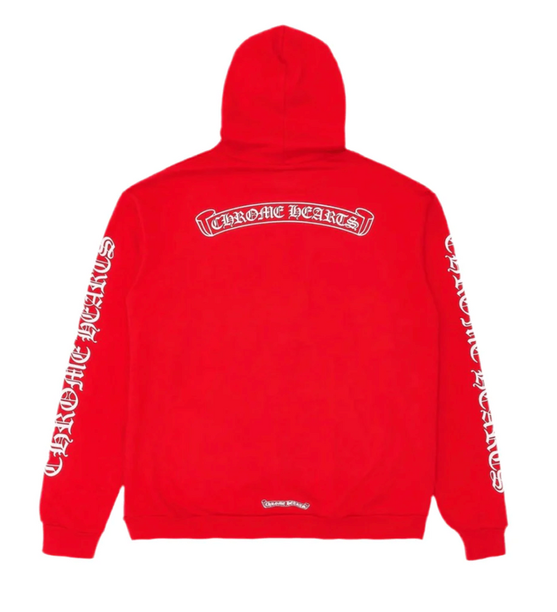 Chrome Hearts Red Hoodie