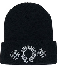 Chrome Hearts Horse Shoe Beanie Black