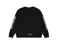 Chrome Hearts Neck Logo Crewneck Sweatshirt 'Black'