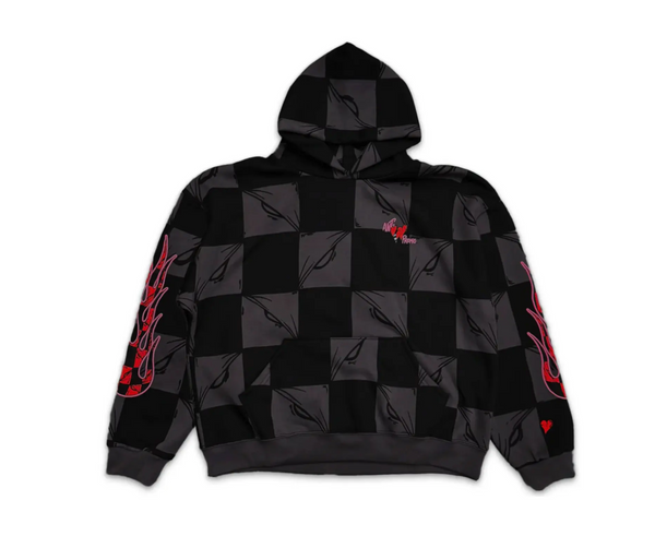 Matty Boy Anti Promo 99Eyes Flame Hoodie Black