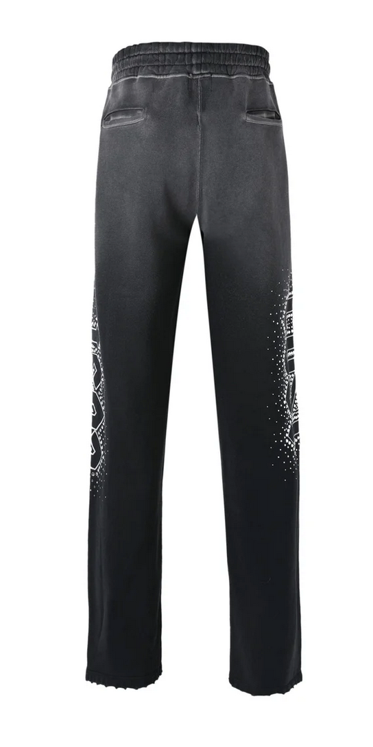 LOST Intricacy Black Rhinestone Sweatpants