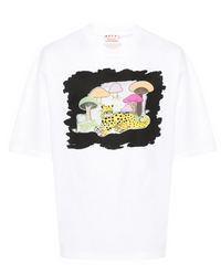 Marni  graphic-print cotton T-shirt