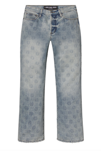 EMBOSSED DENIM (BLUE)