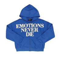 Emotions Never Die Royal Blue Hoodie Sale price