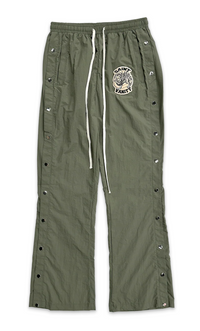 "Army Green" Hooded Nylon Jacket