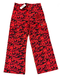 SAINT VANITY RED CAMO PANTS