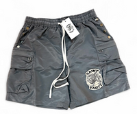 Saint Vanity Nylon Cargo Shorts “Grey”