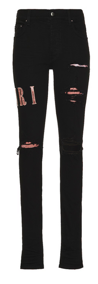 Amiri Tie Dye Core Logo Jean Black OD