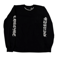 Chrome Hearts Neck Logo L/S T-shirt Black/White