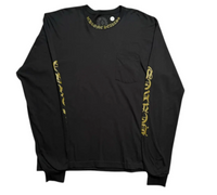 Chrome Hearts Neck Logo L/S T-Shirt Black/Olive