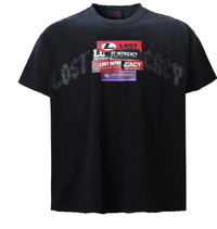Lost Intricacy Black Banners Arch Logo Short Sleeve Shirt