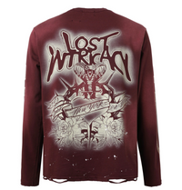 Lost intricacy 'Maroon' Lost Angel Long Sleeve