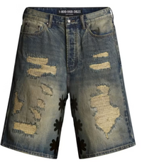 LOSTSHDWS Dstry Denim Short Shorts 'Black'