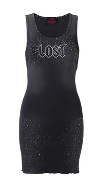 Lost Intricacy Grey Inverse Dress