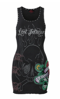 Lost intricacy Black Ink & Bones Dress