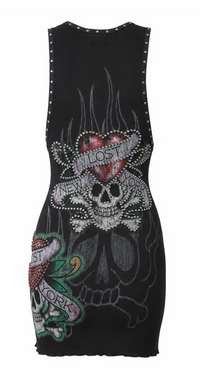 Lost intricacy Black Ink & Bones Dress