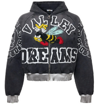 Vale Forever Anthem Zip-Up Hoodie Black