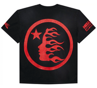 Hellstar Beat Us! T-Shirt 'Black/Red'