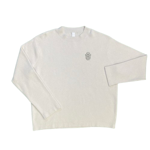 Chrome Hearts Cashmere Dagger Logo Longsleeve