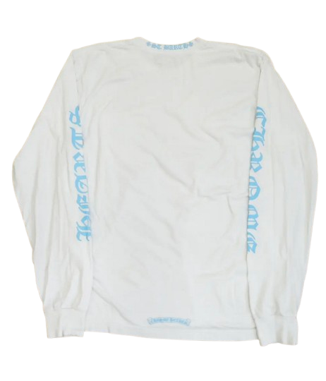 Chrome Hearts St. Barths White/Blue Long Sleeve