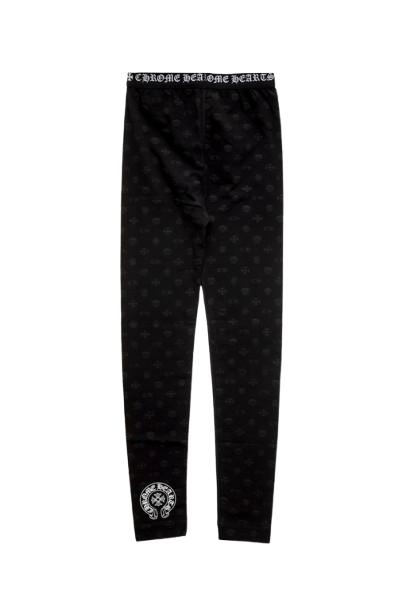 Chrome Hearts Monogram Leggings Black