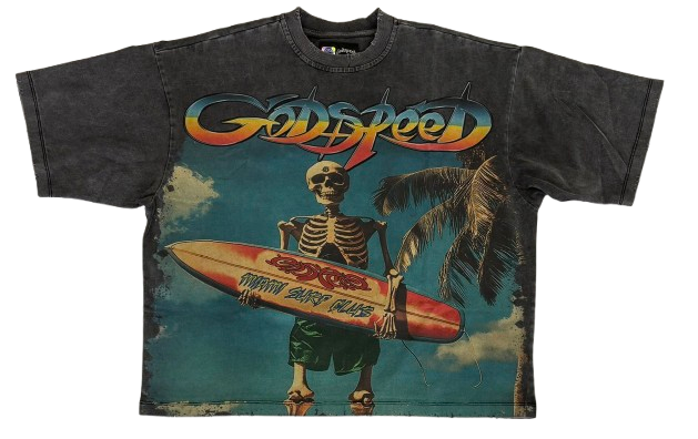 GodSpeed Miami Surf Club T-Shirt (Black)
