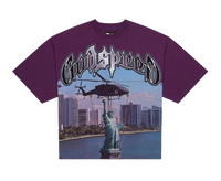 GodSpeed JFK 2 MIA T-Shirt (Purple Wash)