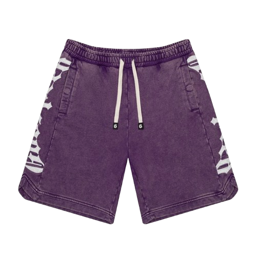 GodSpeed CourtSide Shorts (Grape Wash)