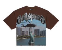 GodSpeed JFK 2 MIA T-Shirt (Mocha Wash)