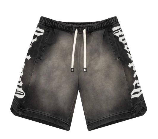 GodSpeed Courtside Shorts Black Sun Fade