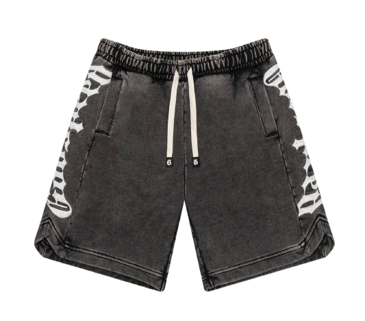 GodSpeed CourtSide Shorts Charcoal Wash