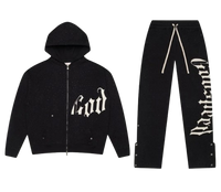 Godspeed OG Logo VVS 💎 Sweatsuit V2 (Black/White)