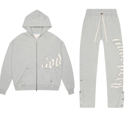 Godspeed OG Logo Sweatsuit V2 (Heather Grey)