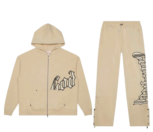 Godspeed OG Logo Sweatsuit V2 (Creme/Bone)