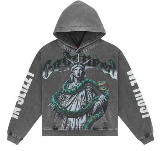 GODSPEED Top 5 Slizzy VVS Hoodie (Grey Wash)