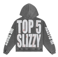 GODSPEED Top 5 Slizzy VVS Hoodie (Grey Wash)